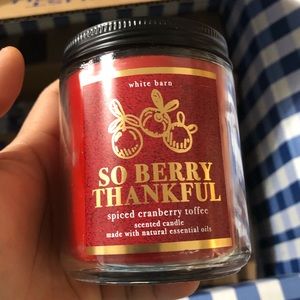 NWT Bath & Body Works Single Wick Candle So Berry Thankful
